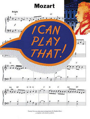 Book cover for I Can Play That] Mozart