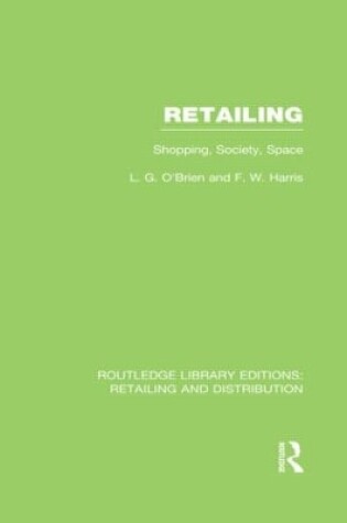 Cover of Retailing (RLE Retailing and Distribution)