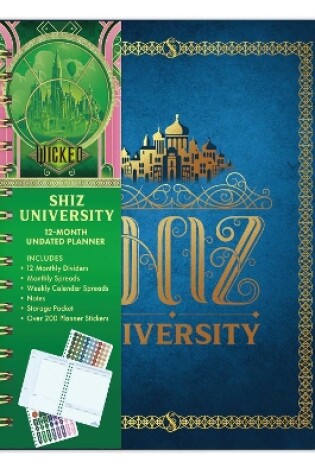 Cover of Wicked: Shiz University 12-Month Undated Planner