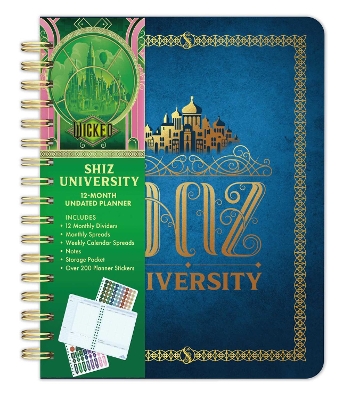 Book cover for Wicked: Shiz University 12-Month Undated Planner