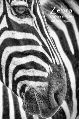 Book cover for Zebra in Black & White 2020 Planner