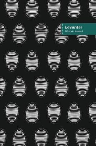 Cover of Levanter Lifestyle Journal, Blank Write-in Notebook, Dotted Lines, Wide Ruled, Size (A5) 6 x 9 In (Black)