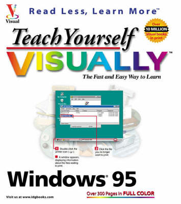 Book cover for Teach Yourself Windows 95 Visually