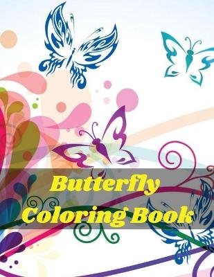 Book cover for Butterfly Coloring Book