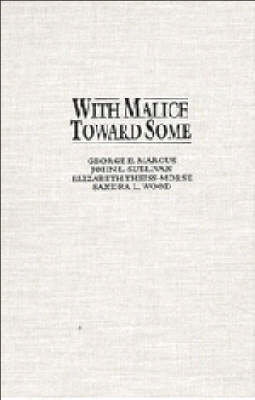 Cover of With Malice toward Some