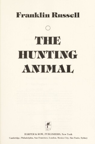 Cover of Hunting Animal