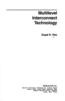 Book cover for Multilevel Interconnection Technology