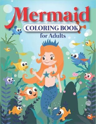 Book cover for Mermaid Coloring Book for Adult