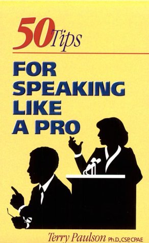 Book cover for 50 Tips for Speaking Like a Pro