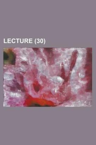 Cover of Lecture (30)