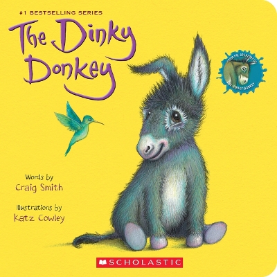 Book cover for The Dinky Donkey: A Board Book (a Wonky Donkey Book)