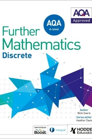 Cover of AQA A Level Further Mathematics Discrete