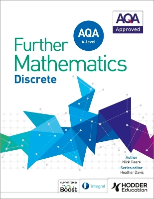 Book cover for AQA A Level Further Mathematics Discrete