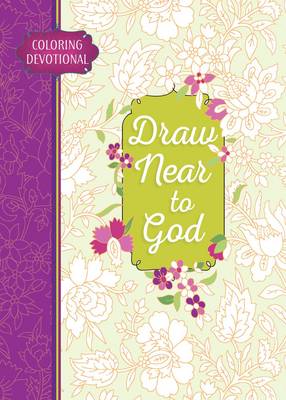 Book cover for Adult Coloring Devotional: Draw Near to God
