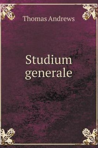 Cover of Studium Generale