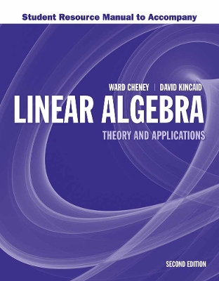 Book cover for Student Resource Manual To Accompany Linear Algebra: Theory And Application