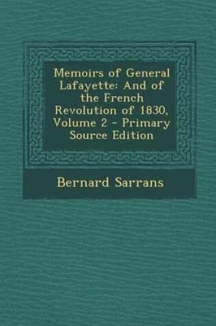 Cover of Memoirs of General Lafayette