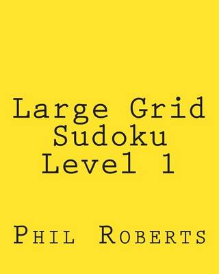 Book cover for Large Grid Sudoku Level 1