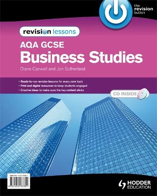 Book cover for AQA GCSE Business Studies Revision Lessons + CD