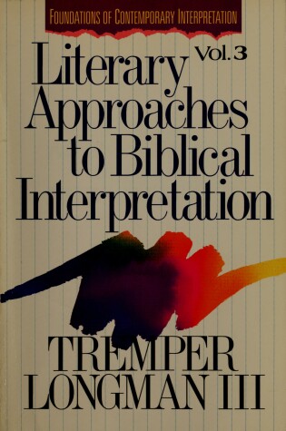 Cover of Literary Approach Bible Interpretation