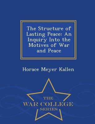 Book cover for The Structure of Lasting Peace