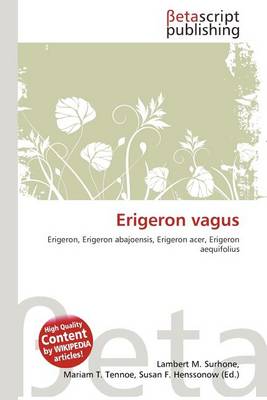 Book cover for Erigeron Vagus