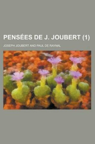 Cover of Pensees de J. Joubert (1)