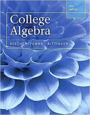 Book cover for College Algebra, Books a la Carte Edition