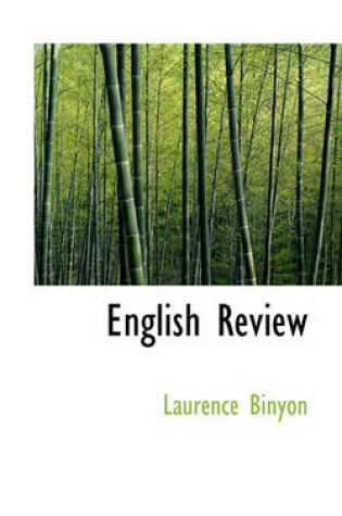 Cover of English Review