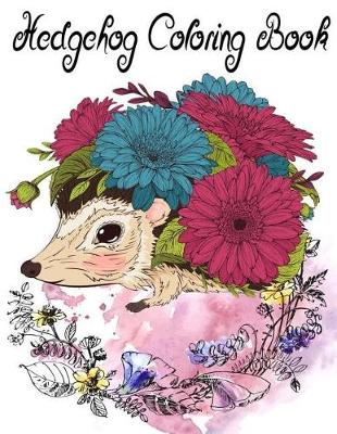 Book cover for Hedgehog Coloring Book