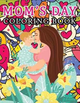 Book cover for mom's day coloring book