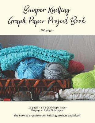 Book cover for Bumper Knitting Graph Paper Project Book