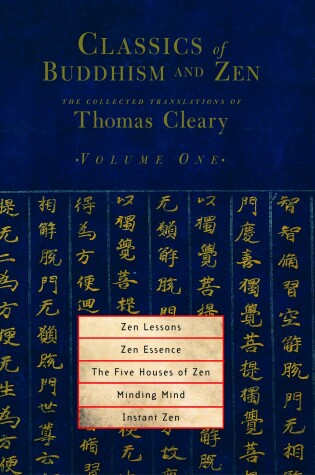 Cover of Classics of Buddhism and Zen, Volume One