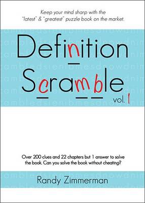 Book cover for Definition Scramble, Vol. 1