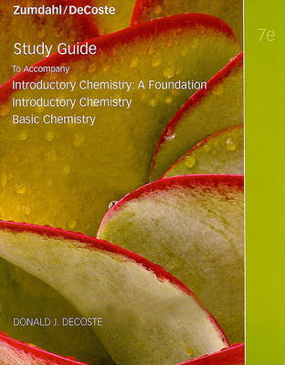 Book cover for Study Guide for Zumdahl/Decoste's Introductory Chemistry, 7th