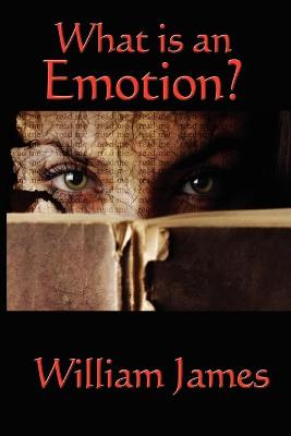 Book cover for What Is an Emotion?