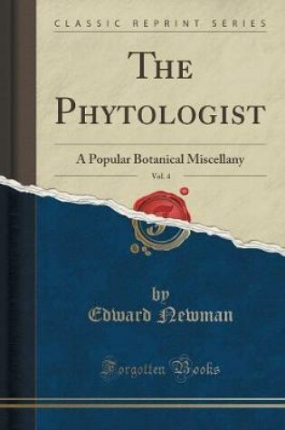 Cover of The Phytologist, Vol. 4