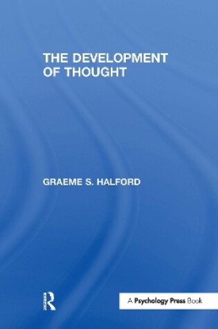 Cover of The Development of Thought