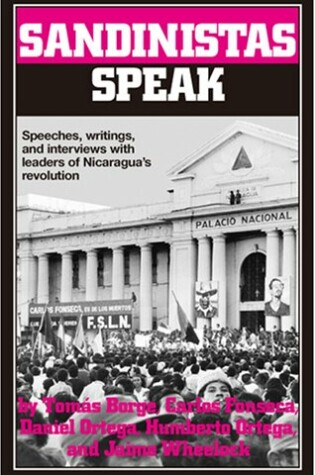 Cover of Sandinistas Speak