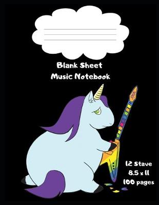 Cover of Blank Sheet Music Notebook