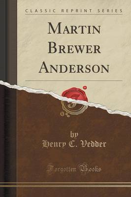 Book cover for Martin Brewer Anderson (Classic Reprint)