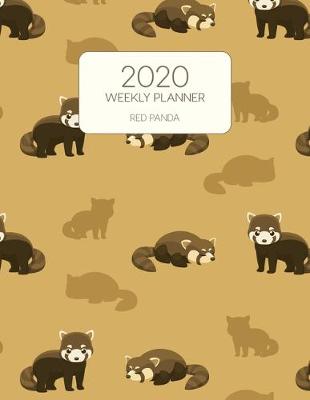 Book cover for 2020 Weekly Planner Red Panda