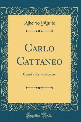 Cover of Carlo Cattaneo