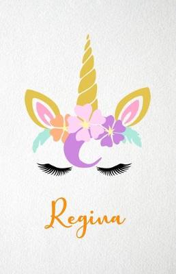 Book cover for Regina A5 Lined Notebook 110 Pages