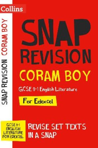 Cover of Coram Boy Edexcel GCSE 9-1 English Literature Text Guide