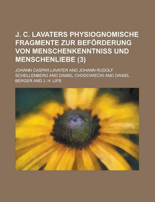 Book cover for J. C. Lavaters Physiognomische Fragmente Zur Beforderung Von Menschenkenntniss Und Menschenliebe (3)