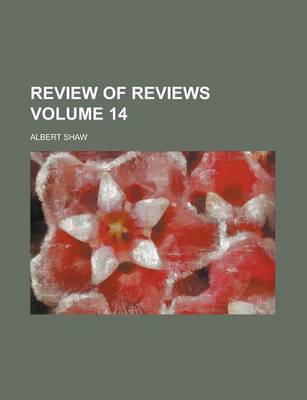 Book cover for Review of Reviews Volume 14