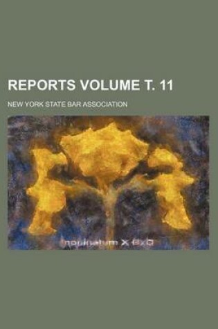 Cover of Reports Volume . 11