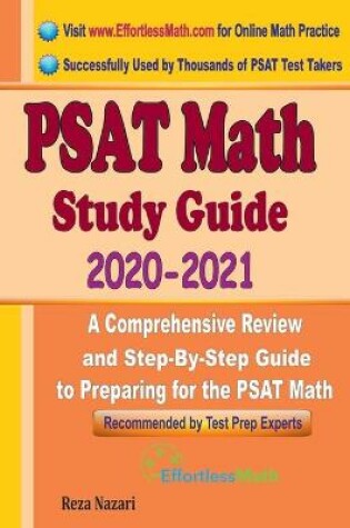 Cover of PSAT Math Study Guide 2020 - 2021