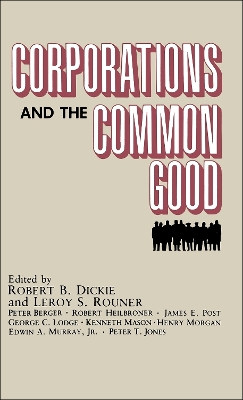 Book cover for Corporations and the Common Good